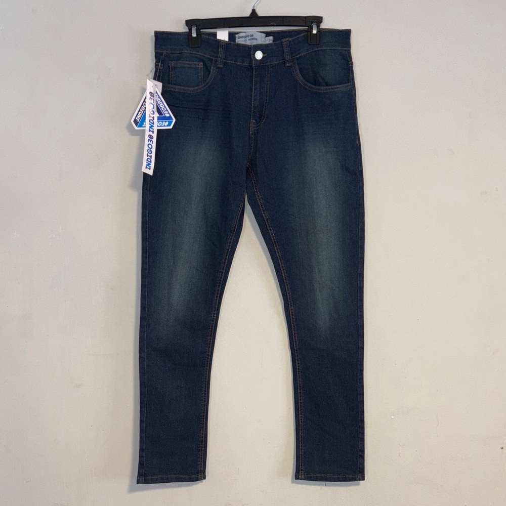 Men's Indigo30 Deep Blue Skinny Jeans Sz. 34/32